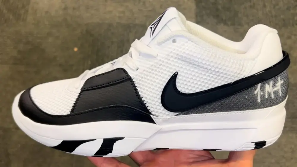 Giày Nike Ja 1 Big Kids 'Black White' DX2294-102 - Ảnh 5