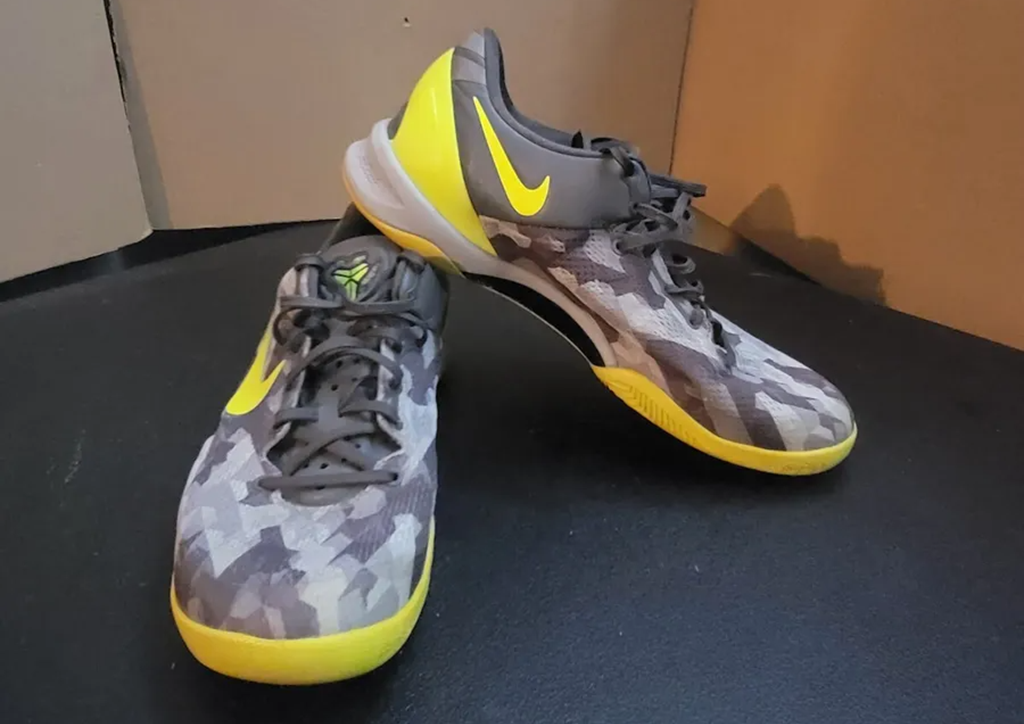 Giày Nike Kobe 8 'Grey Camo Volt' 555035-063 - Ảnh 3