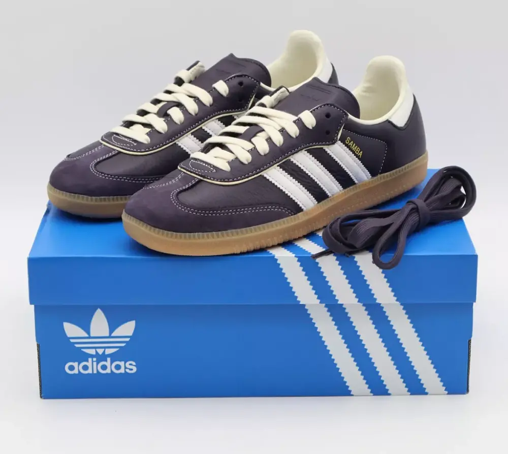 Alternative view of Giày Adidas Samba OG Aura 'Black White' IG6836