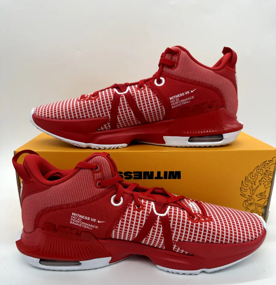 Alternative view of Giày Nike LeBron Witness 7 TB 'University Red' DZ3299-600