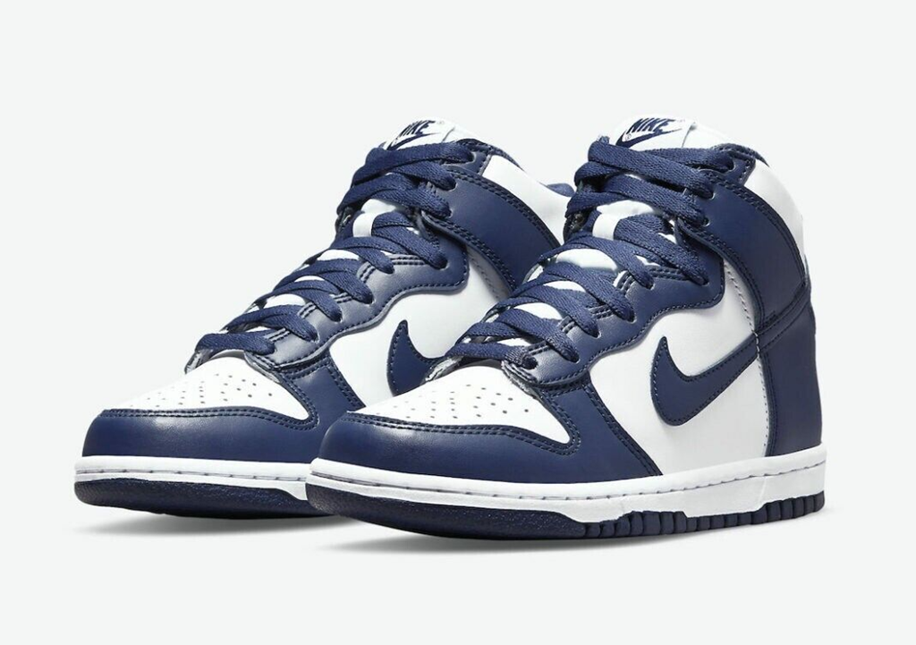 Giày Nike Dunk High 'Championship Navy' (GS) DB2179-104 - Ảnh 3