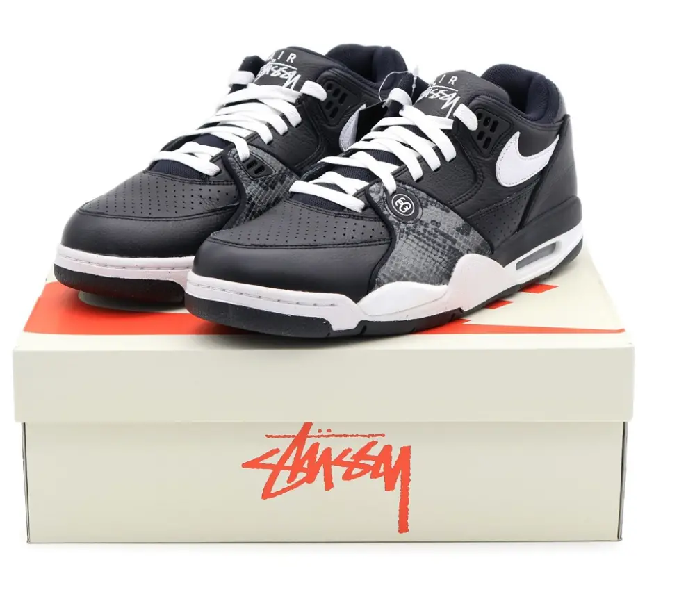 Alternative view of Giày Nike Air Flight 89 Low SP 'Stussy Black' FD6475-101