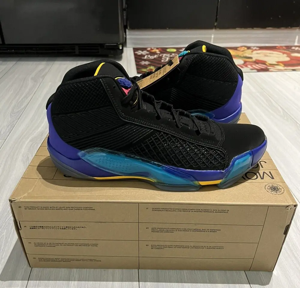 Giày Nike Jordan 38 Aqua (Clear Sole) DZ3356-001 - Ảnh 4