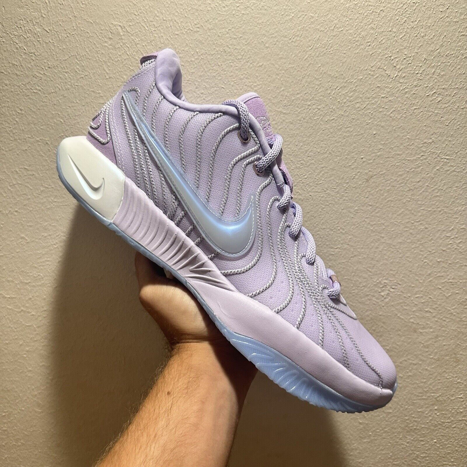 Giày Nike LeBron 21 'Barely Grape' HF5353-500 - Ảnh 4