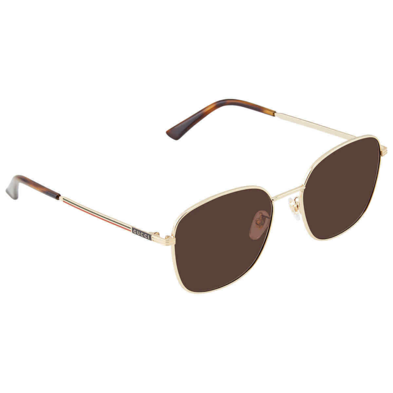 Kính Gucci Rectangular Sunglasses ‘Brown’ GG0837SK-002-57 - Ảnh 3