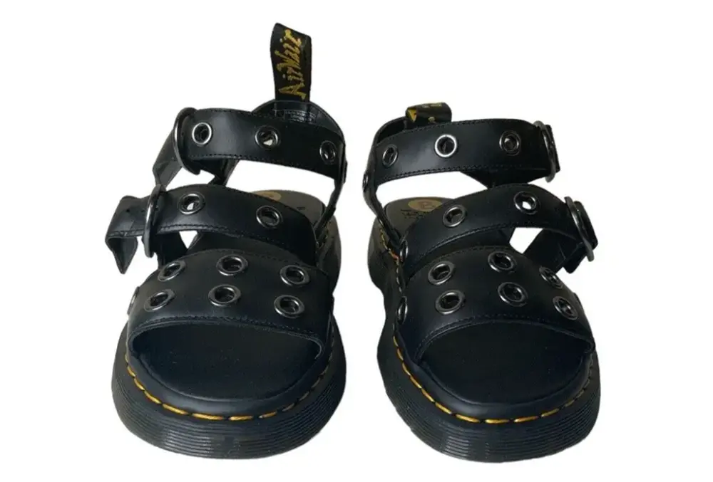 Dép Dr. Martens Gryphon Hardware Brando 'Black' 27504001 - Ảnh 4