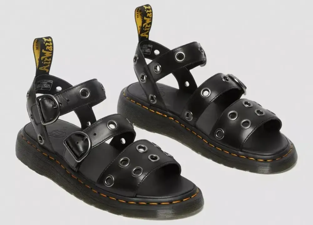 Dép Dr. Martens Gryphon Hardware Brando 'Black' 27504001 - Ảnh 3