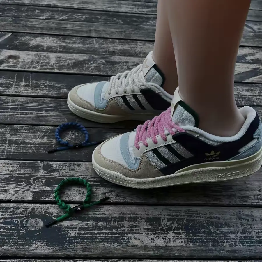 Giày Adidas Forum 84 Low ‘Beige Navy Green’ GW4332 - Ảnh 6
