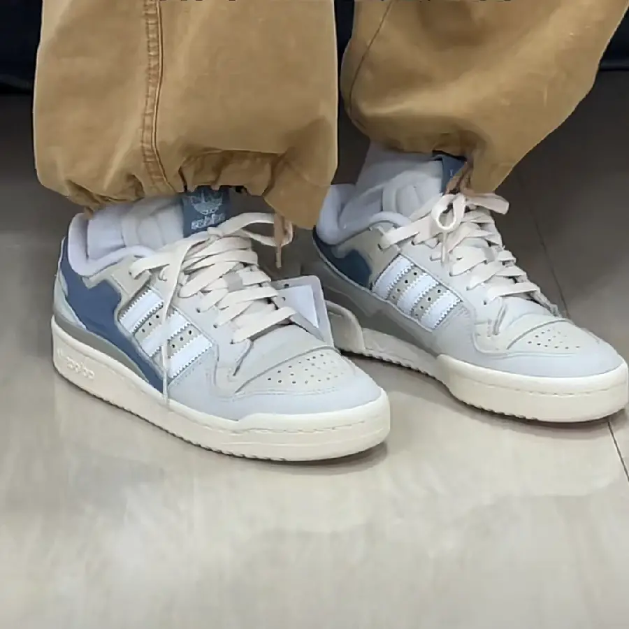 Giày Adidas Originals Forum 84 Low ‘Grey Orange’ GW4425 - Ảnh 4