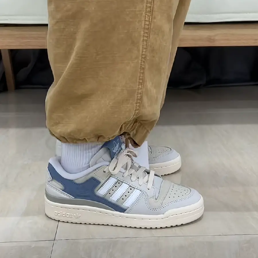 Giày Adidas Originals Forum 84 Low ‘Grey Orange’ GW4425 - Ảnh 3