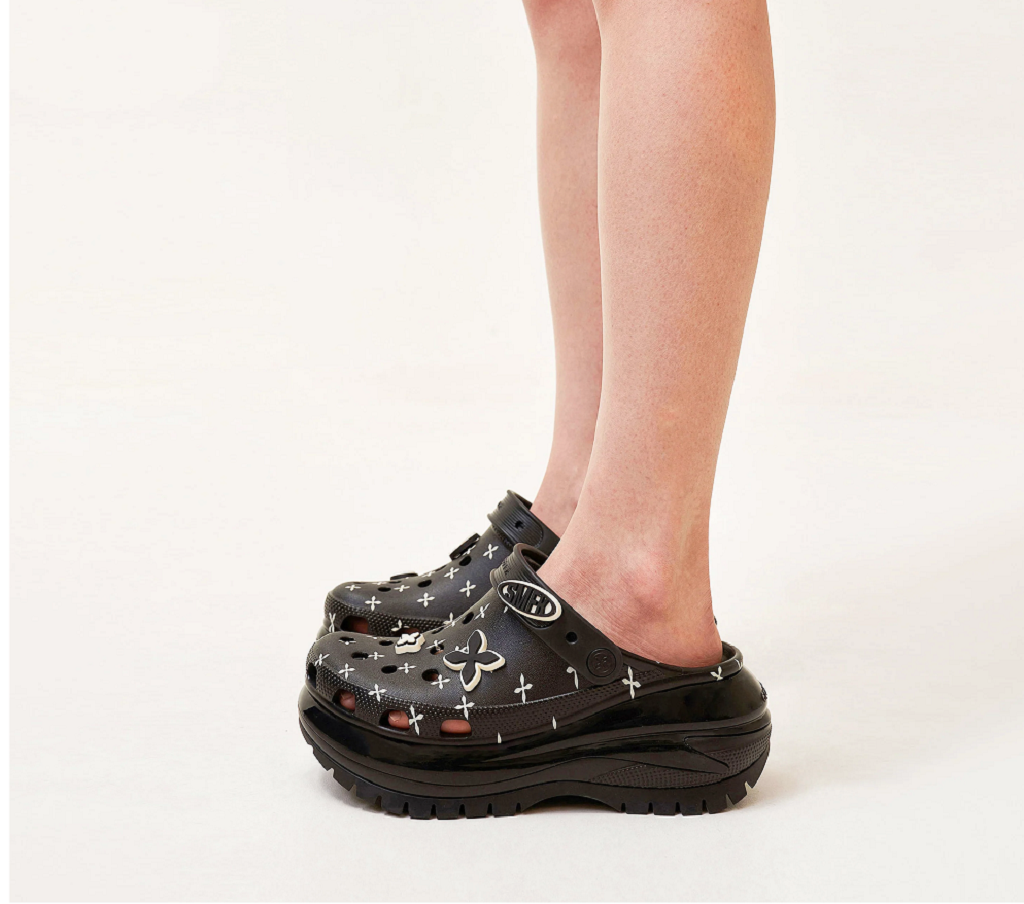 Dép SMFK X Crocs Compass Clog 'Black' SMFK-210087-0fm - Ảnh 2