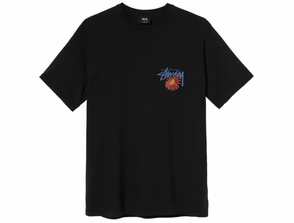 Áo Stussy Smokin' Skull Pig Dyed Tee 'Black' 1904593