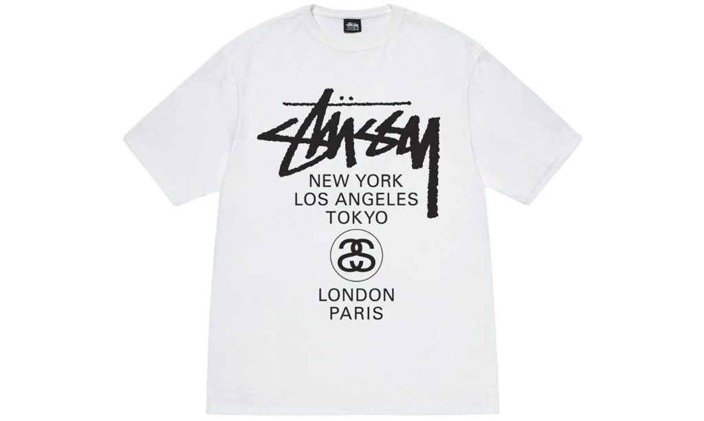 Áo Stussy World Tour Tee 'White'