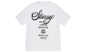 Alternative view of Áo Stussy World Tour Tee 'White'