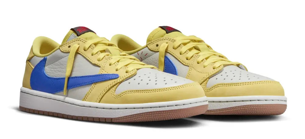 Giày Nike Air Jordan 1 Retro x Travis Scott ‘Canary’ DZ4137-700 - Ảnh 6