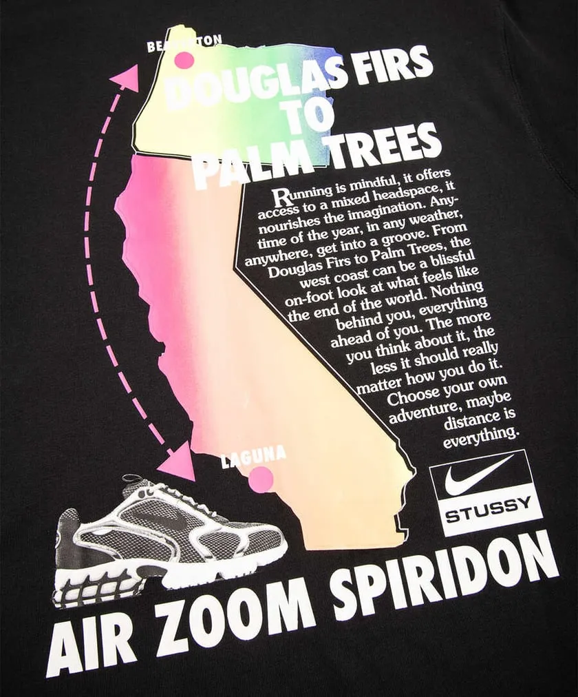 Áo Nike x Stussy Short-Sleeve 'Black' CU9256-010 - Ảnh 3