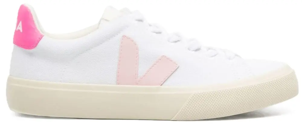 Giày Veja Campo Canvas 'White Light Pink' CA0103499