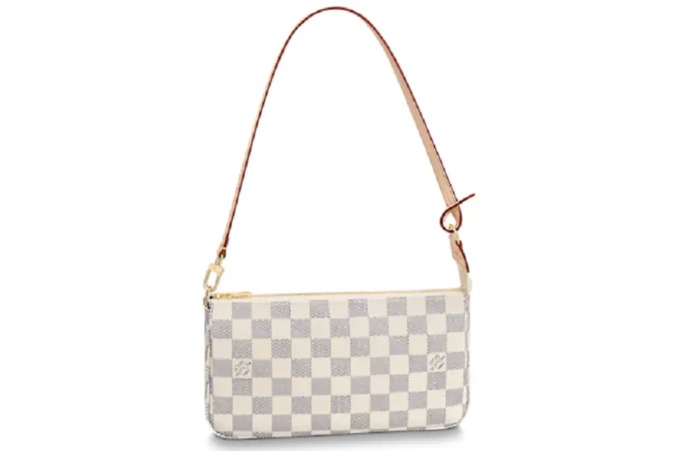 Túi Louis Vuitton Pochette-Accessoires Damier Azur Canvas 'White' N41207