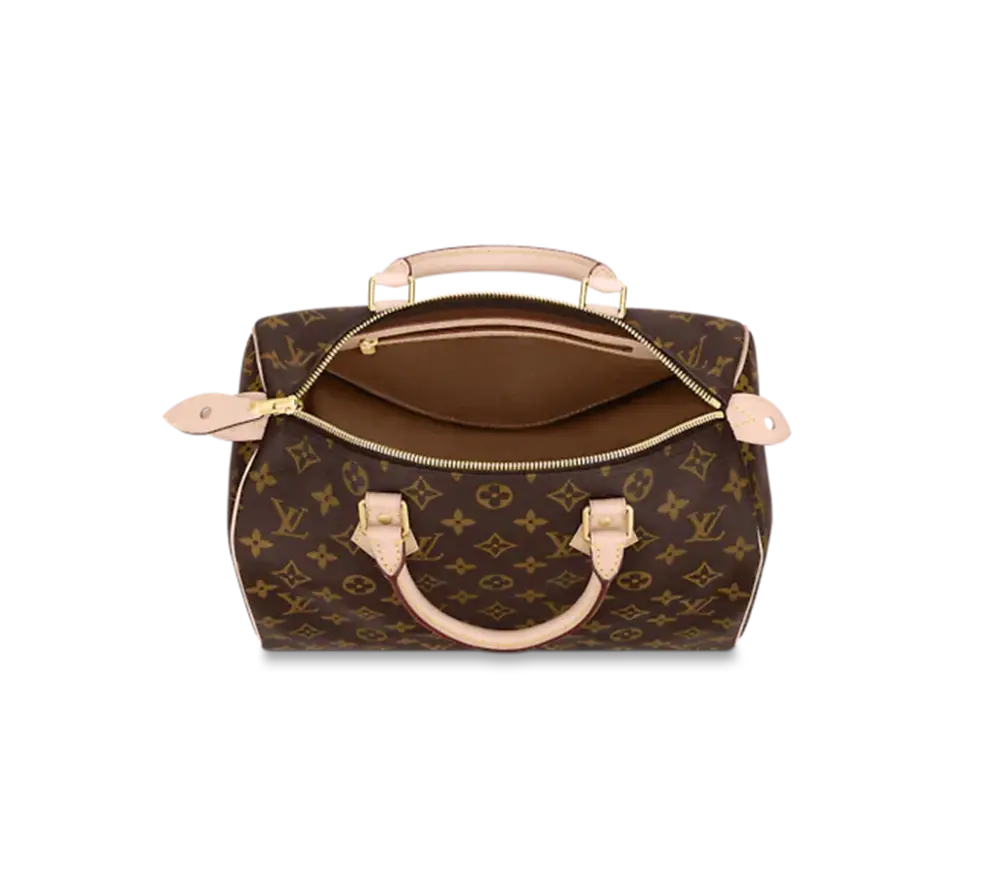 Túi Louis Vuitton Speedy 30 Monogram Coated Canvas 'Beige' M41108 - Ảnh 3