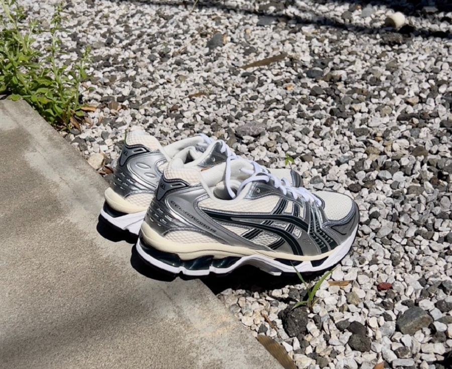 Giày Asics x Kith Gel-Kayano 14 ‘Cream Scarab’ 1201A954-100 - Ảnh 5