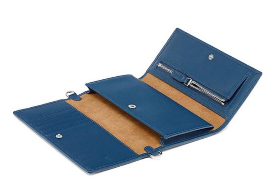 Túi MCM Aren Old Flower Full Print Detachble Chain Lacquard Leather 'Blue' MXECATA01LU001 - Ảnh 3