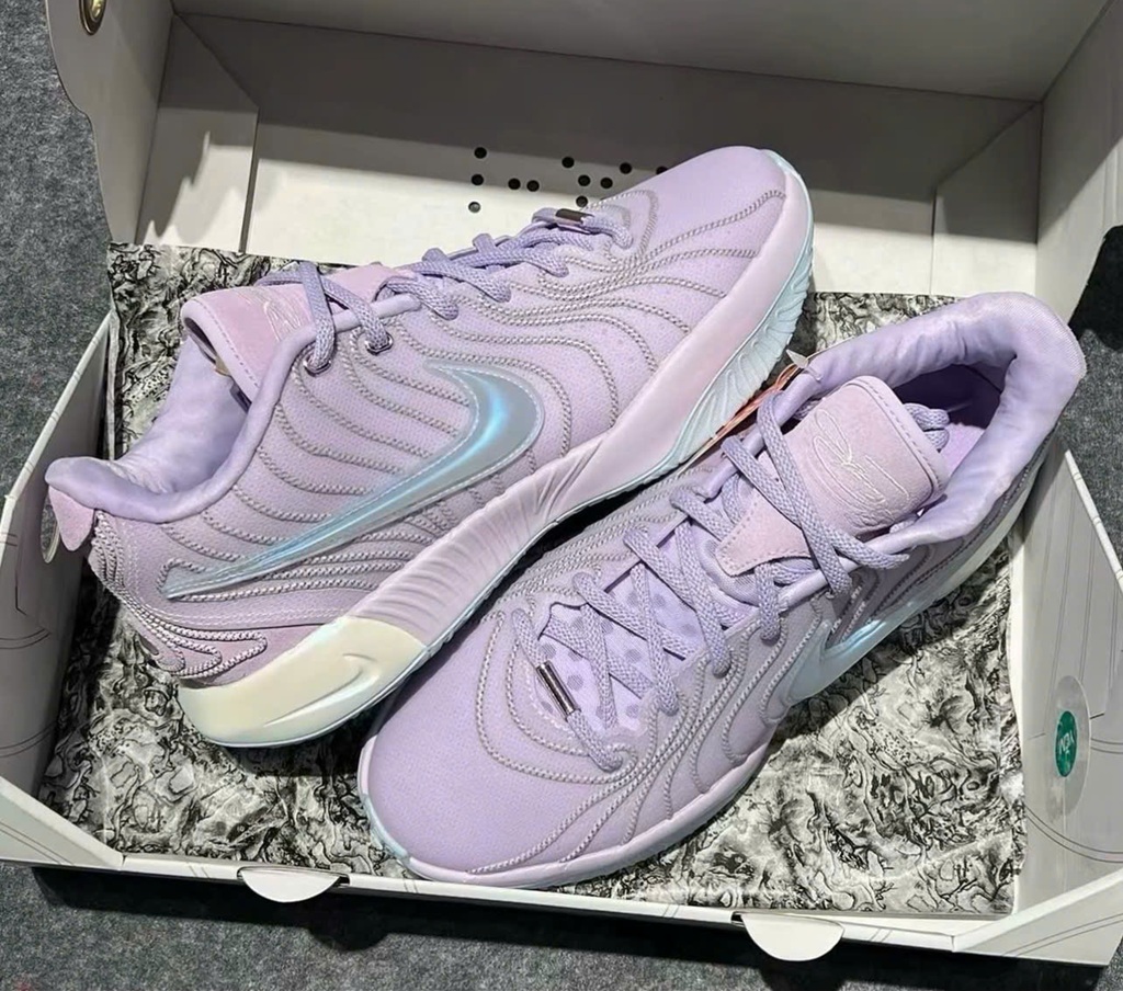 Giày Nike LeBron 21 'Barely Grape' HF5353-500 - Ảnh 2