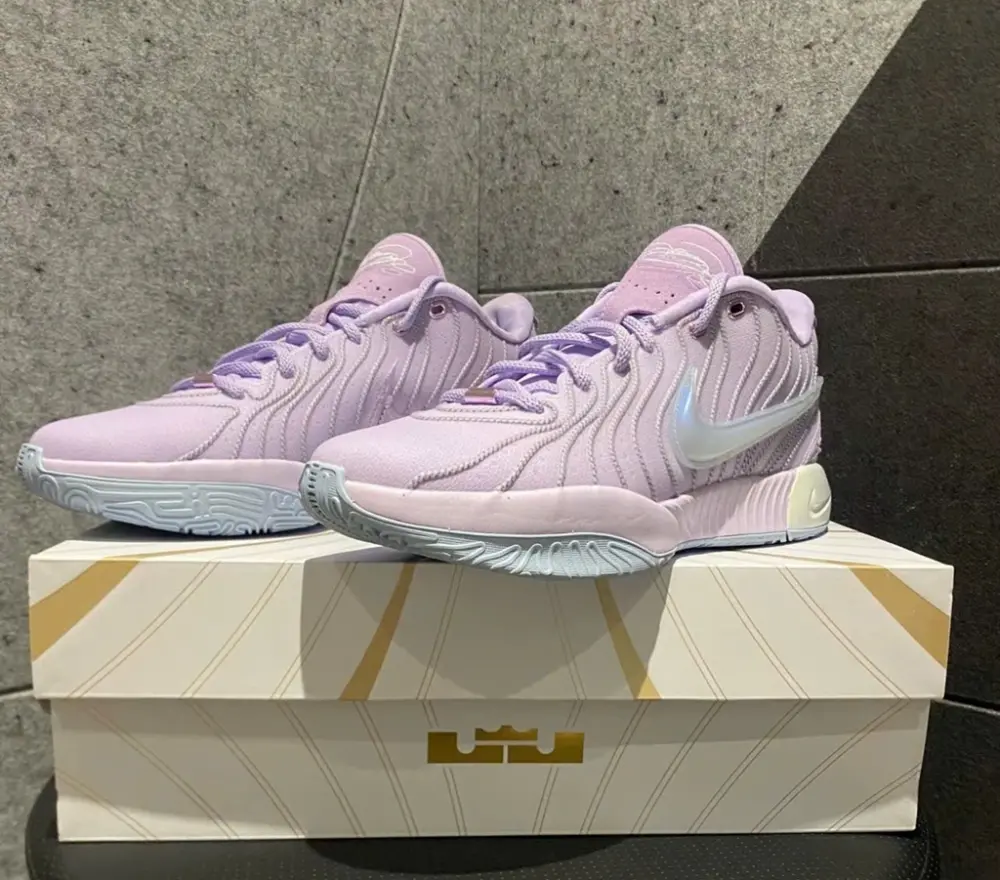 Giày Nike LeBron 21 'Barely Grape' HF5353-500 - Ảnh 3
