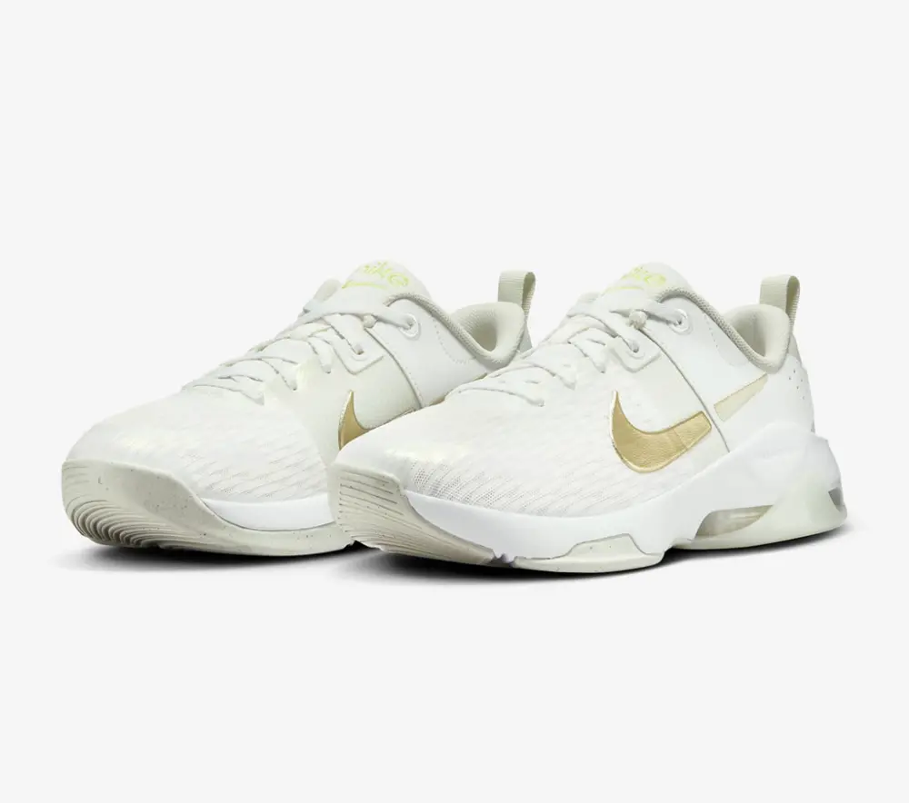 Giày Nike Zoom Bella 6 Premium ‘White Sea Glass Gold’ FJ1589-100 - Ảnh 4