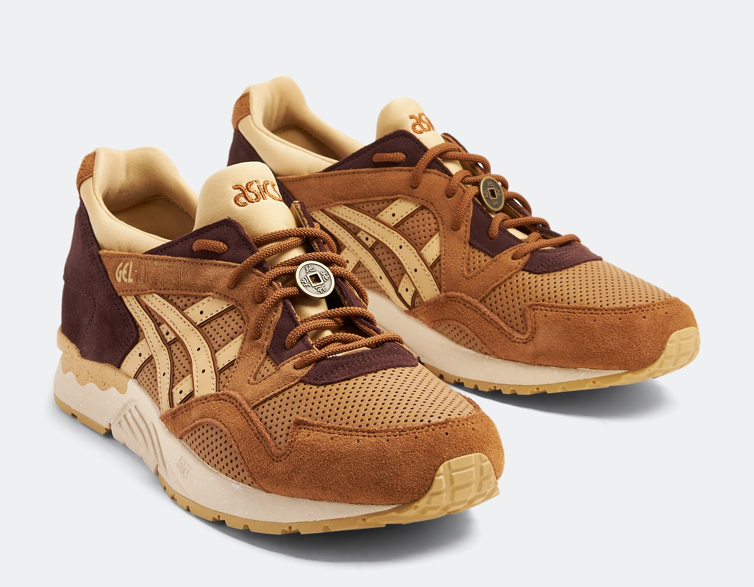 Giày Asics Gel-Lyte V 'Camel Brown' 1203A282-250 - Ảnh 4