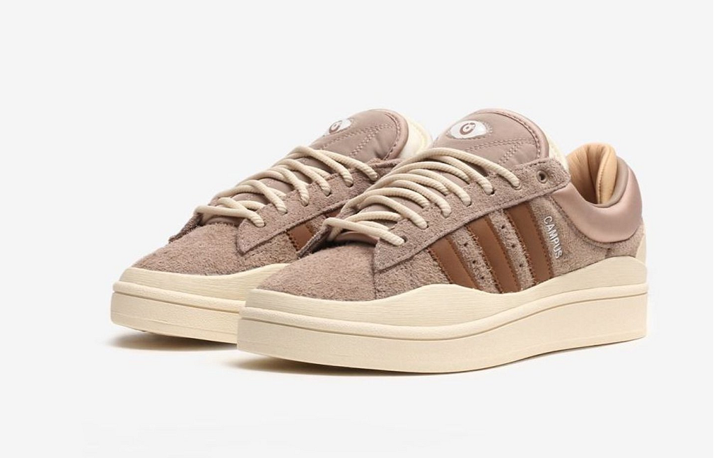 Giày Adidas Campus Light Bad Bunny 'Chalky Brown' ID2529 - Ảnh 2