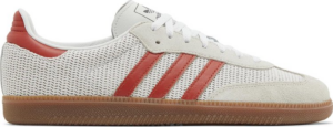 Giày Adidas Samba OG 'Crystal White Preloved Red' IG1380