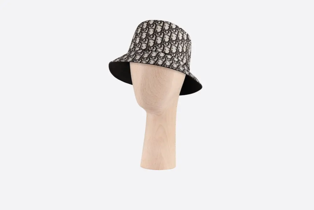 Alternative view of Mũ Dior Small Brim Bucket Hat ‘Black Blend’ 95TDD923A130-C900