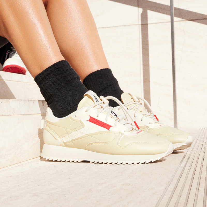 Giày Reebok Classic Leather Vegan MIY 'Milk Makeup Equipment Room' IG7205 - Ảnh 5