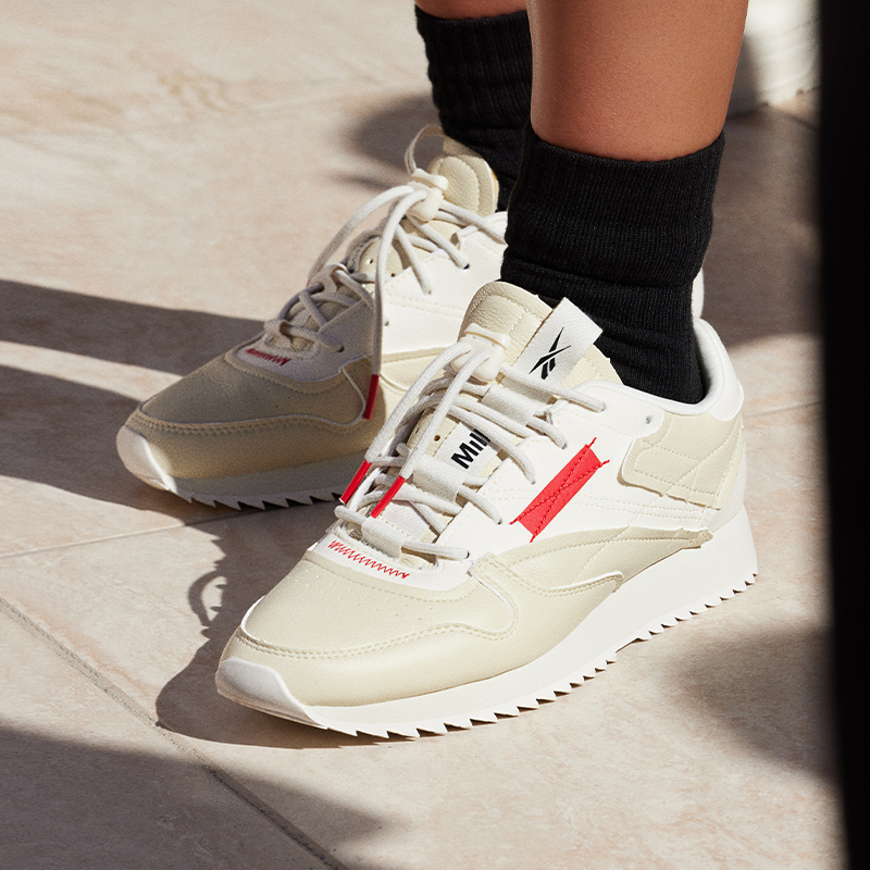 Giày Reebok Classic Leather Vegan MIY 'Milk Makeup Equipment Room' IG7205 - Ảnh 4