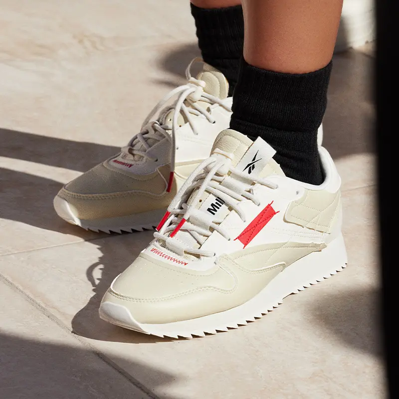 Giày Reebok Classic Leather Vegan MIY 'Milk Makeup Equipment Room' IG7205 - Ảnh 4