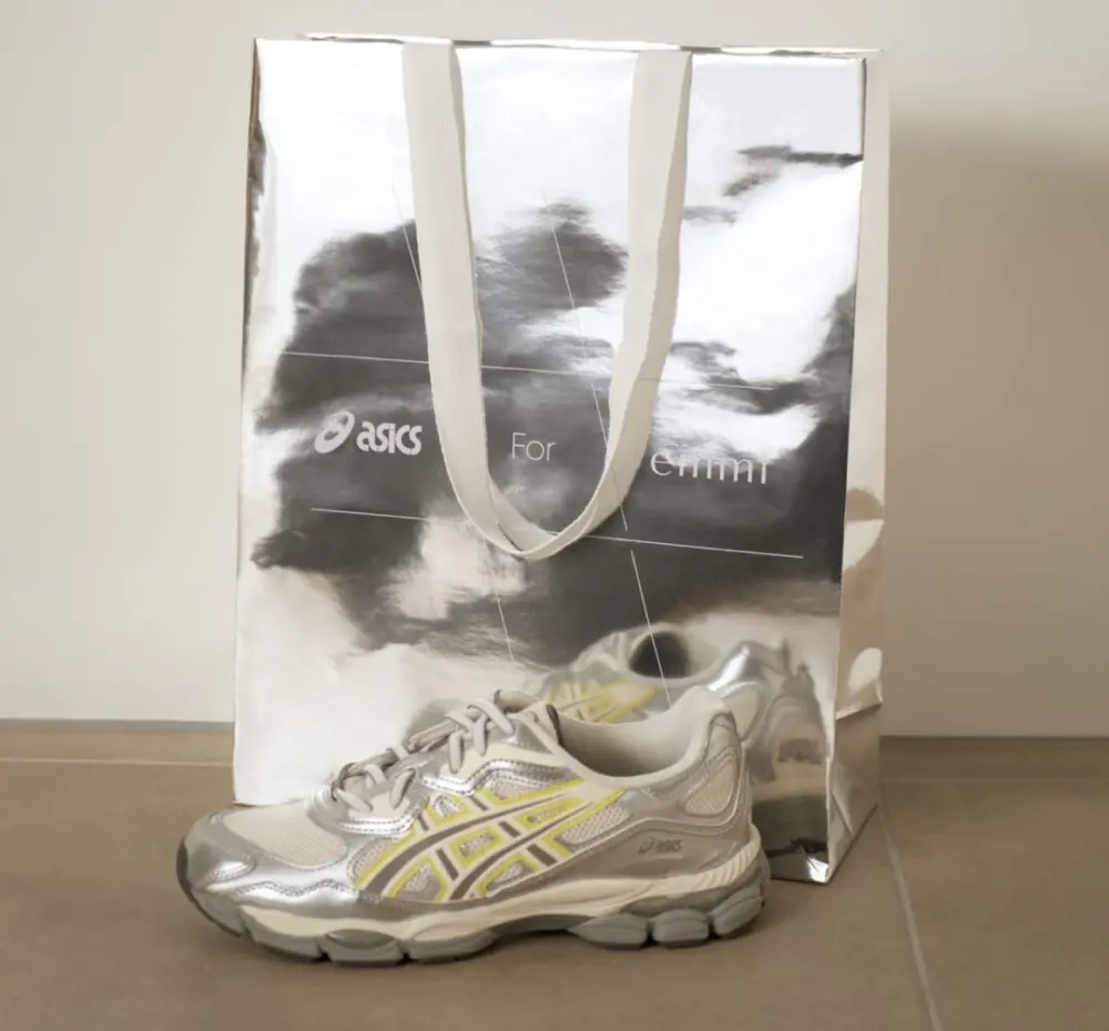 Giày Asics Gel-NYC x EMMI 'White Huddle Yellow' 1202A498-100 - Ảnh 5