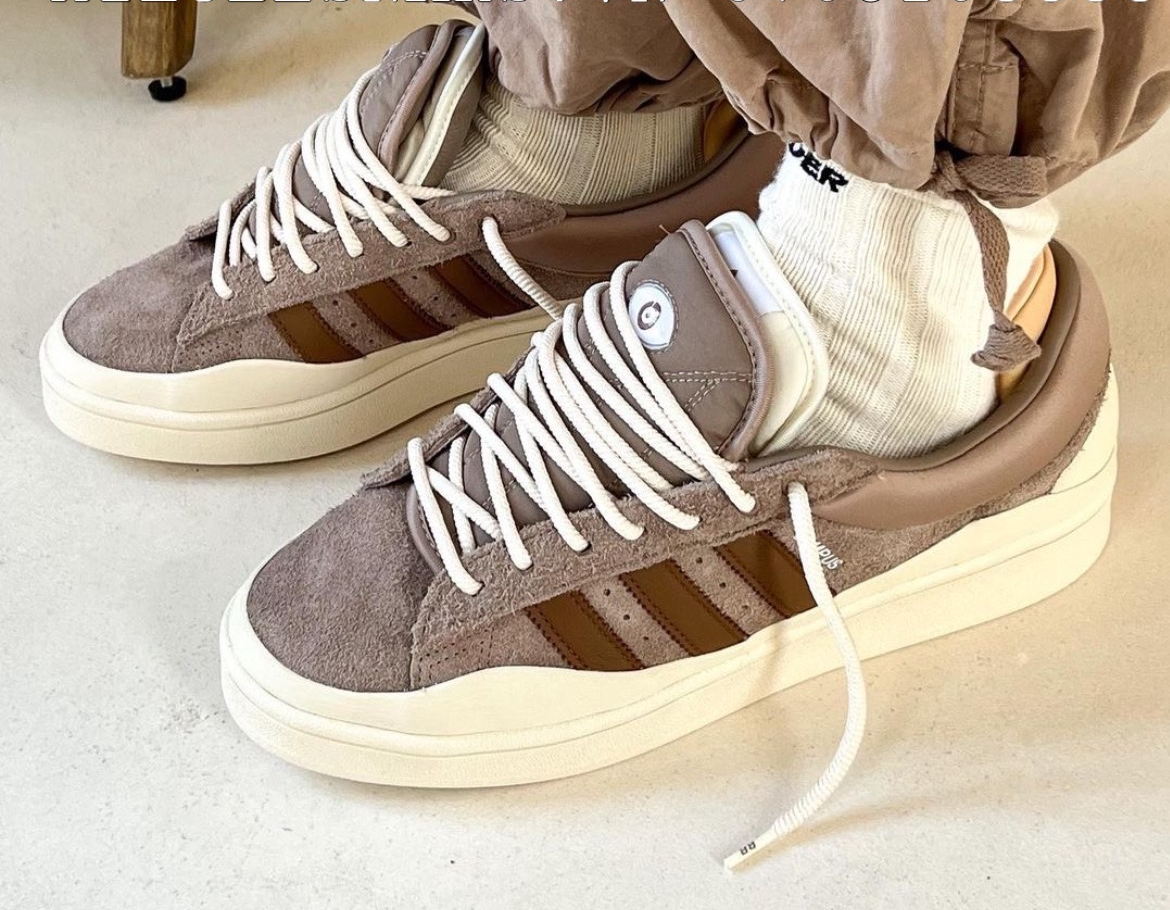Giày Adidas Campus Light Bad Bunny 'Chalky Brown' ID2529 - Ảnh 6