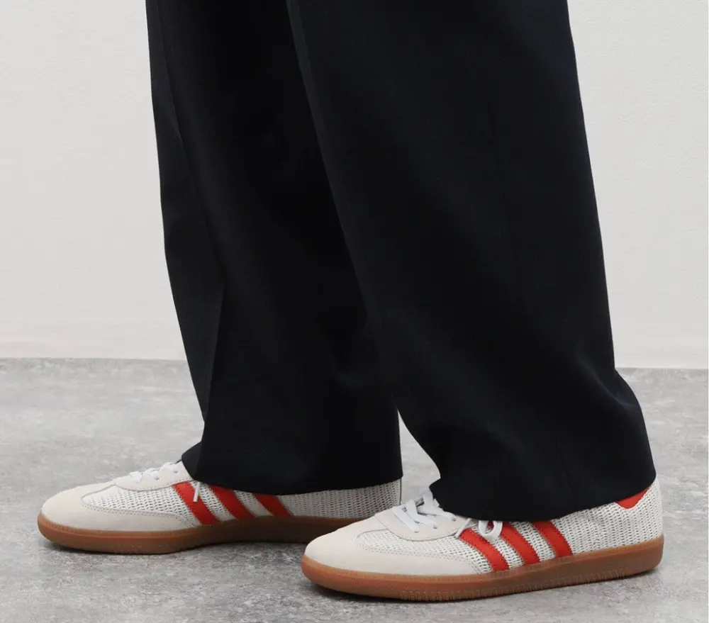 Alternative view of Giày Adidas Samba OG 'Crystal White Preloved Red' IG1380