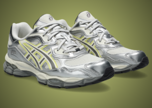 Alternative view of Giày Asics Gel-NYC x EMMI 'White Huddle Yellow' 1202A498-100