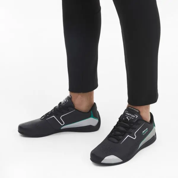 Alternative view of Giày Puma Mercedes Drift Cat 8 ‘Black Grey 306502-01