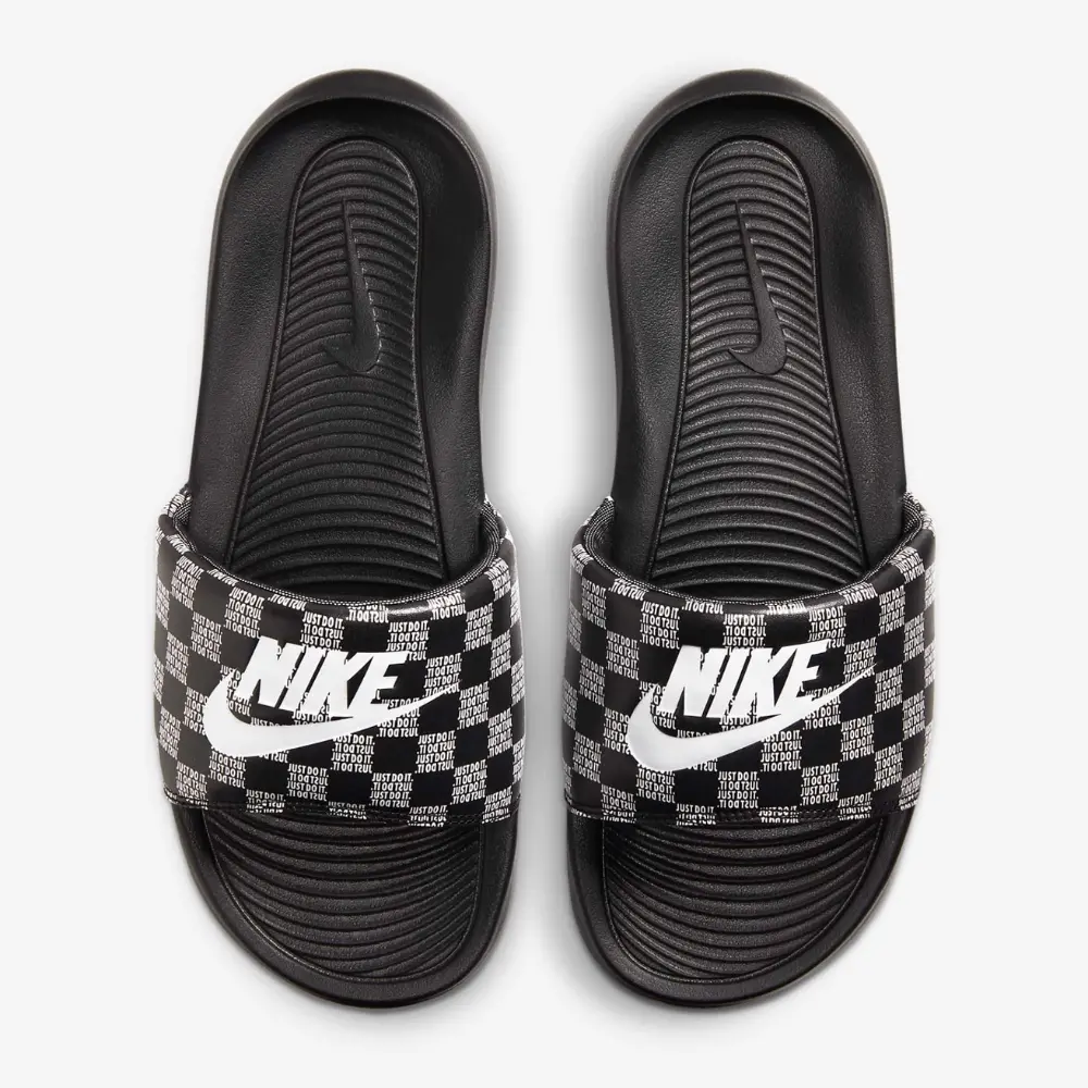 Dép Nike Victori One Printed Slide 'Just Do It Checker' CN9678-004 - Ảnh 4