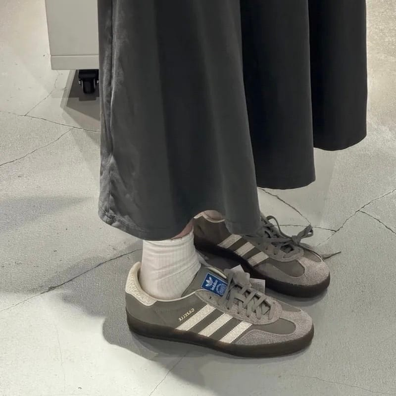 Giày Adidas Gazelle Indoor ‘Grey Wolf’ IF1807 - Ảnh 4