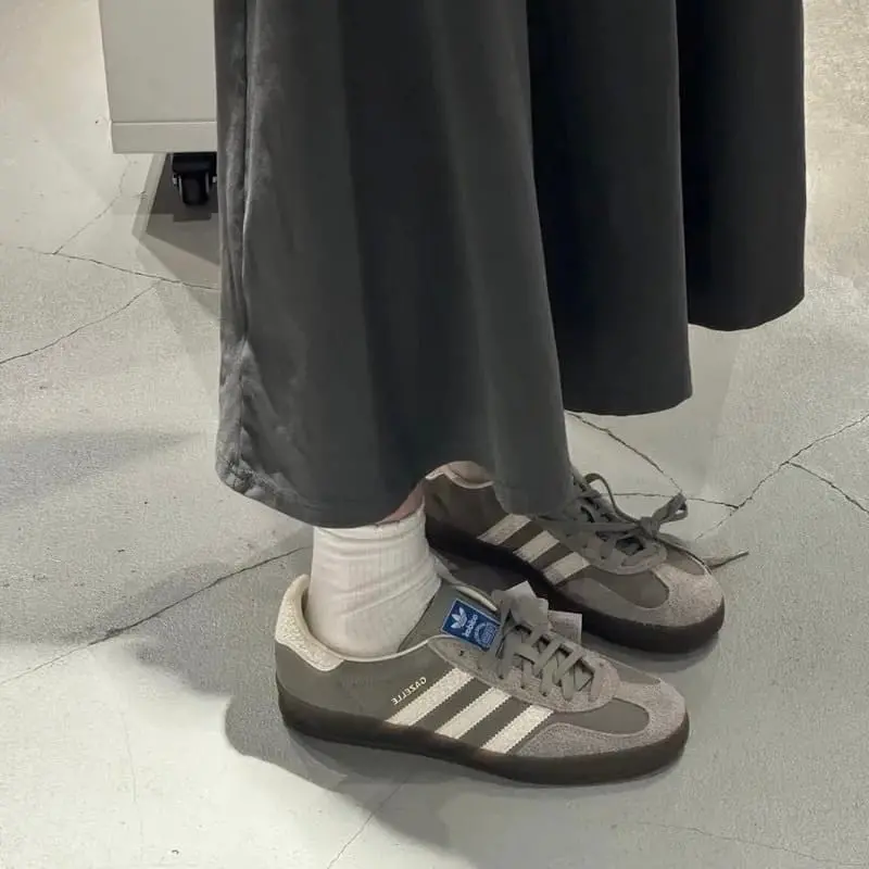 Giày Adidas Gazelle Indoor ‘Grey Wolf’ IF1807 - Ảnh 4