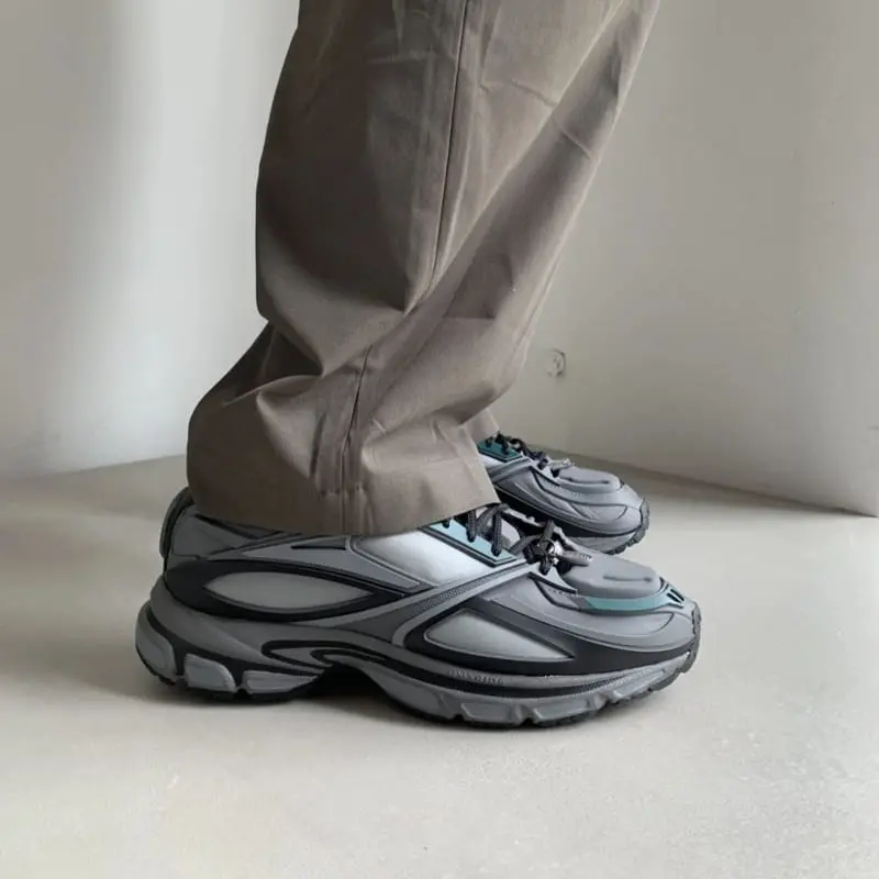 Alternative view of Giày Reebok Premier Road x Randomevent ‘Black Gray Green’ GX9194