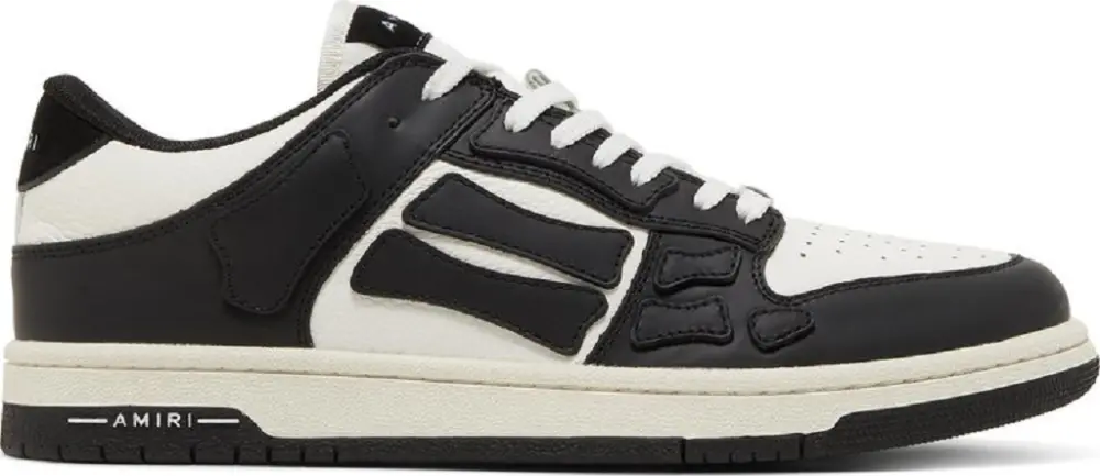 Giày Amiri Skel Top Low 'Black White' PF22MFS003-004