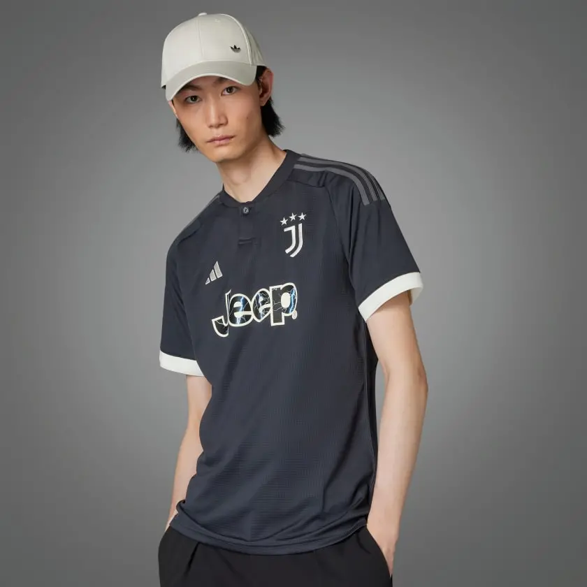 Áo Adidas Juventus Third Jersey 23/24 ‘Black’ HR8250 - Ảnh 3