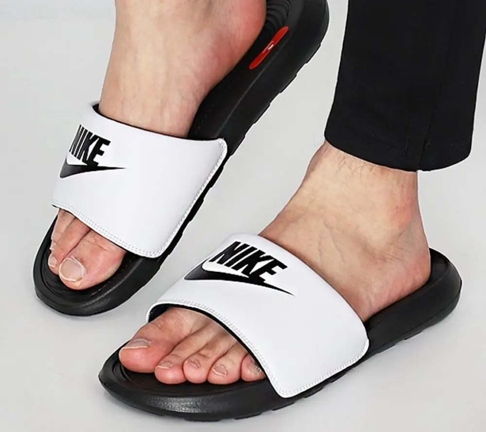Dép Nike Victori One Slide ‘Black White’ CN9675-005 - Ảnh 3