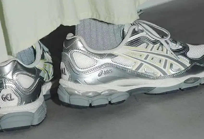 Giày Asics Gel-NYC x EMMI 'White Huddle Yellow' 1202A498-100 - Ảnh 8