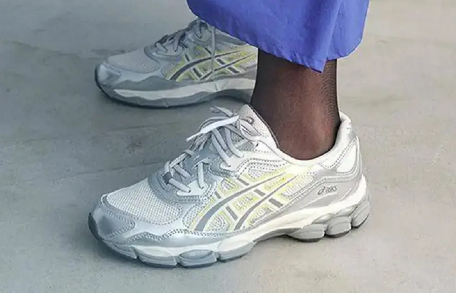 Giày Asics Gel-NYC x EMMI 'White Huddle Yellow' 1202A498-100 - Ảnh 7