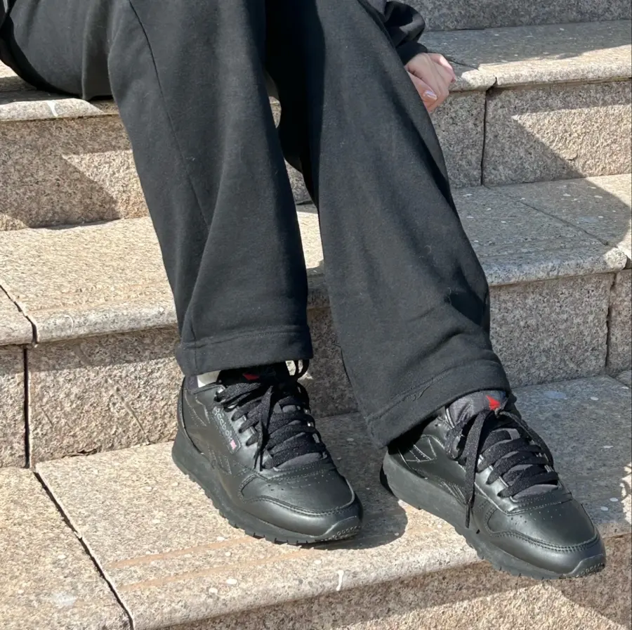 Giày Reebok Classic Leather Vintage ‘Black’ GY9878 - Ảnh 3